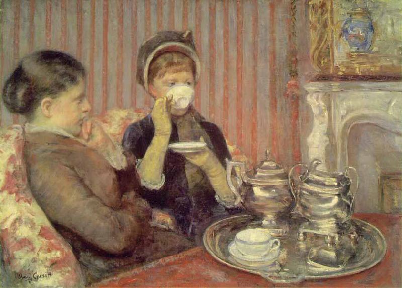 Mary Cassatt The Tea oil painting image